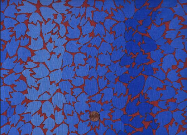 K. Fassett Ombre Leaves gp174 blue