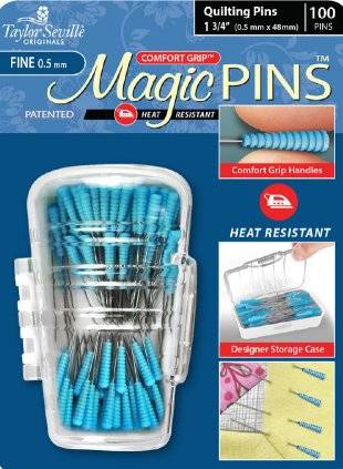 Taylor Seville Magic Pins Quilting fine 100 St.