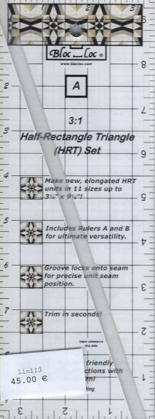 Bloc-Loc Ruler HRT3:1 3,5"x 9,5"