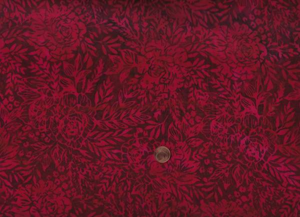 Batik Rosen rot