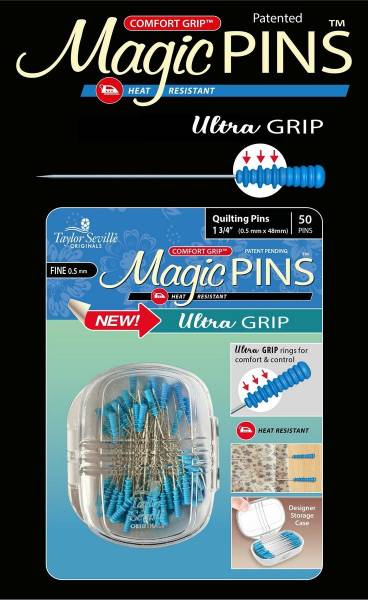 Magic Pins Quilting fine Ultra grip 50st
