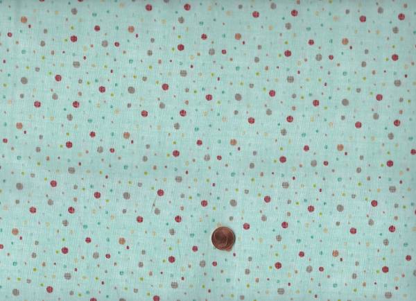 Countdown to Christmas Dots turquoise