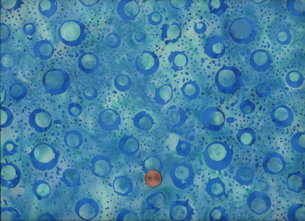 Batik Bubbles pacific 75cm