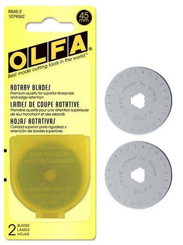 Olfa Rotary Blades 45 mm Doppelpack