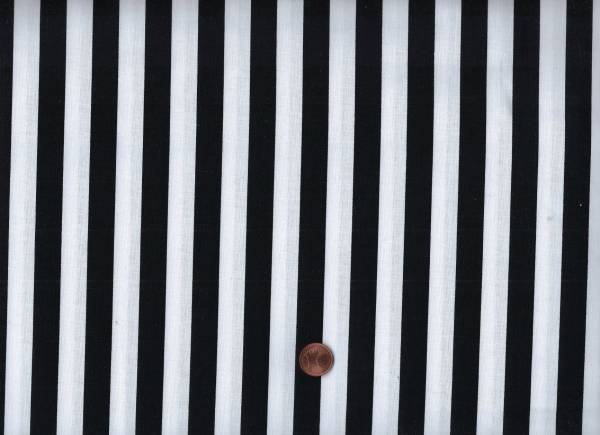 Stripes black-white 1/2"
