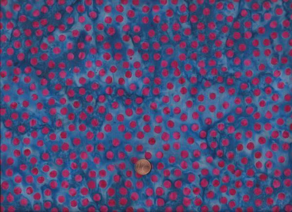 Batik Great Dots blueberry