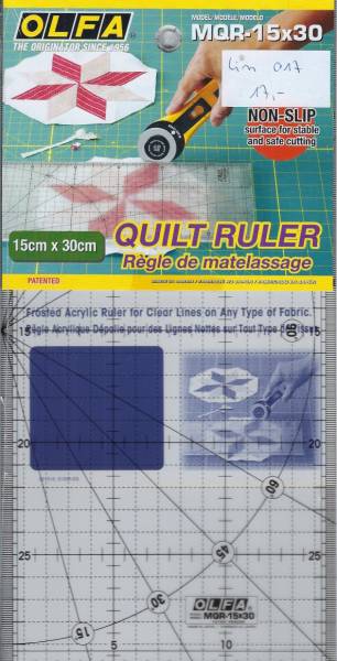 Olfa Ruler 15x30 cm