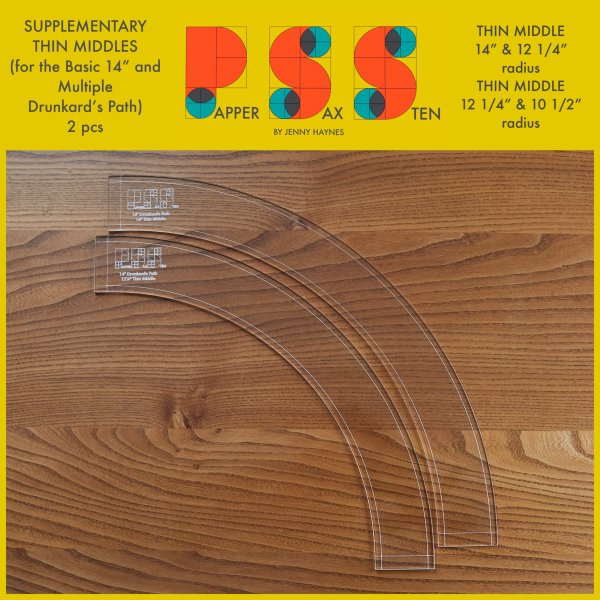 PSS Supplementary Thin Middles for the Basic 14"a.MultipleDrunkard’s Path Template