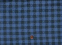 Queen of Hearts Gingham Hearts Blueberry by Fableism