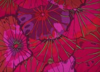 K. Fassett GP029 Lotus Leaf  wine 50cm