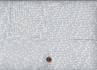 Wildtext weiß-grau 45cm