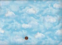Out to Sea Clouds light blue