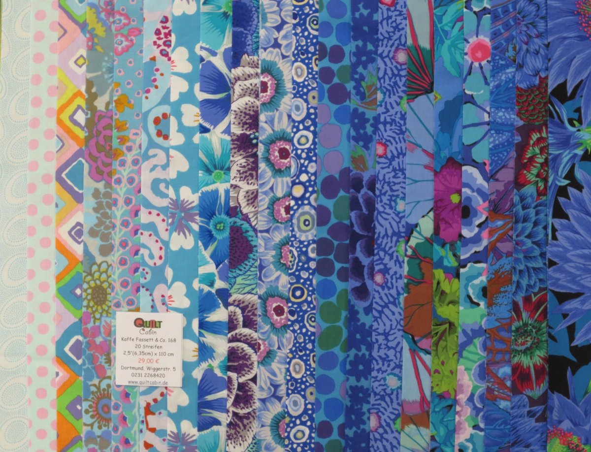 Streifen Kaffe Fassett 168 QuiltCabin, hier finden Sie Ihre Stoffe  29,00 €