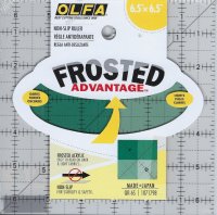 Olfa non-slip Ruler 6 1/2"x 6 1/2" frosted