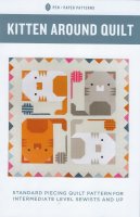 Pen + Paper patterns Kitten around quilt
