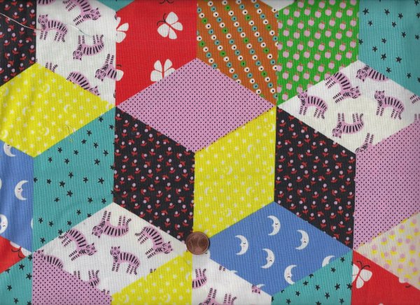 Ruby star society A. Abegg Ooh Lucky lucky Tumbling blocks vivid