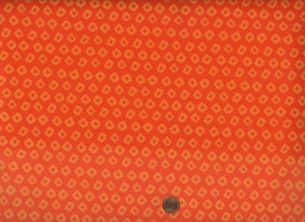 Heather Ross Ruby + Bee Blenders Shibori  Mandarin/Marigold