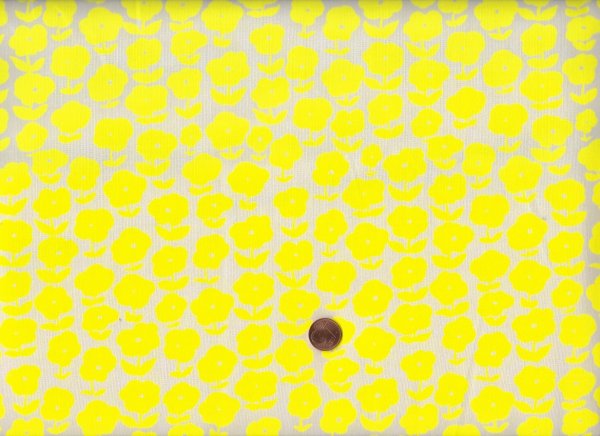 Heather Ross Ruby + Bee Blenders Puffy Daisy Vanilla Custard