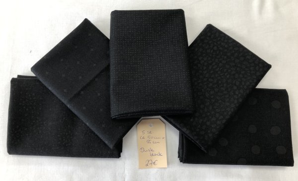 Stoffpäckchen Dusk basics Black