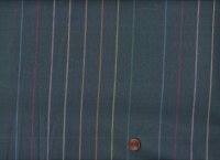 Lucky Loom Skinny Stripe Dark Rainbow by Fableism