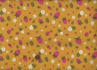 Sarah Hearts Joyful June Strawberries  ochre