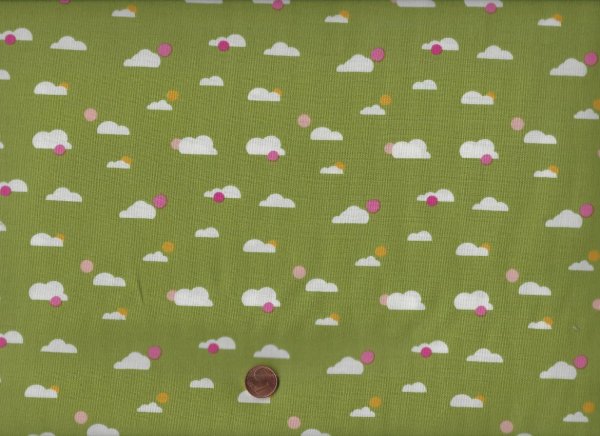 Sarah Hearts Joyful June Clouds green