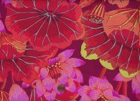 K. Fassett GP093 Lake Blossoms red