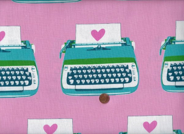 Ruby Star Society M. Miller Best day ever Canvas Typewriters posy
