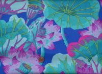 K. Fassett GP093 Lake Blossoms turquoise