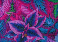 P. Jacobs PJ132 Bold Leaves blue