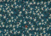 The riverbank collection Edge flower teal