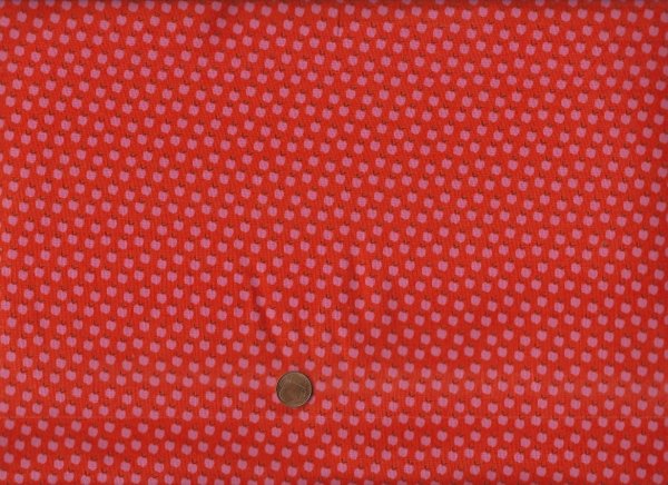 Ruby Star Society A. Abegg Catnap Apples warm red