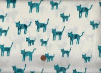 Ruby Star Society A. Abegg Catnap Tiger stripes turquoise