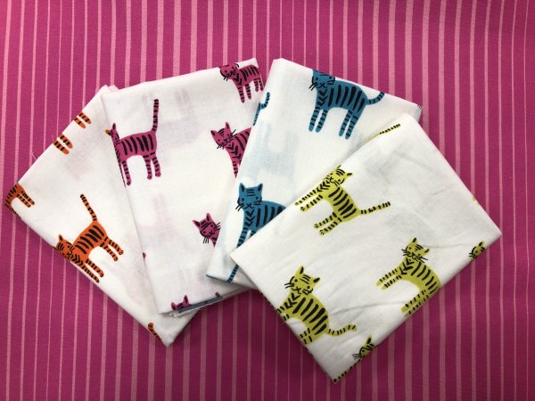 Stoffpäckchen Tiger Stripes F4