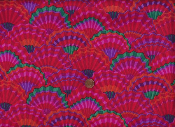 K. Fassett GP143 Paper Fans Red