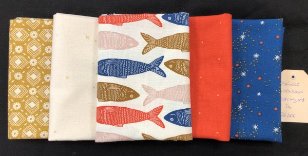 Stoffpäckchen Fishing red F4