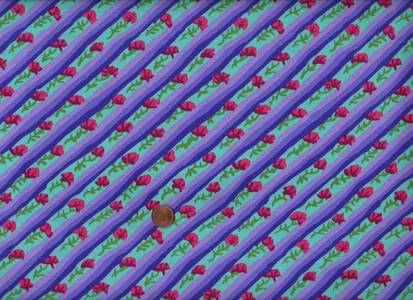 Kaffe: From the Archives GP024 Diagonal Poppy Purple